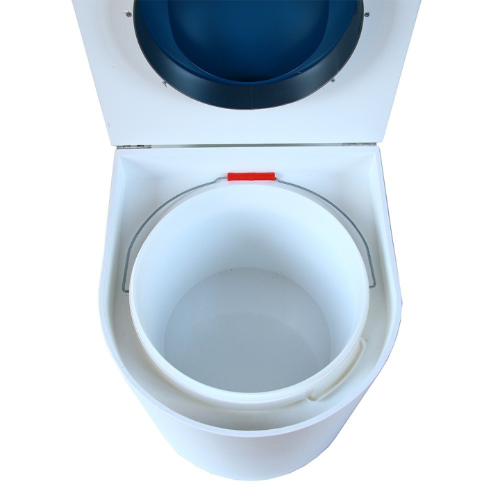  toilette sèche rehaussé arrondie bois blanc