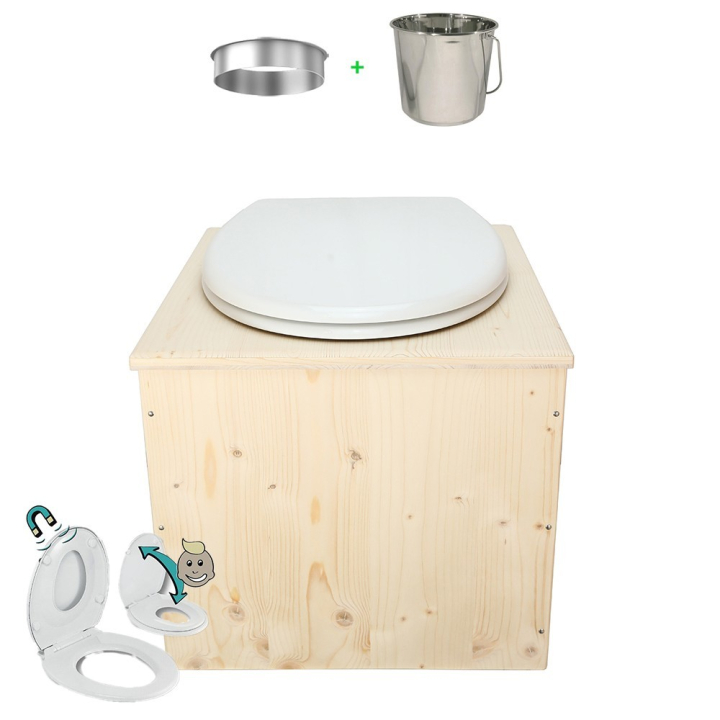 Toilette sèche  "2en1" 