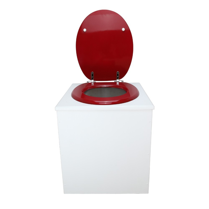  abattant rouge. Modèle rehaussé PMR