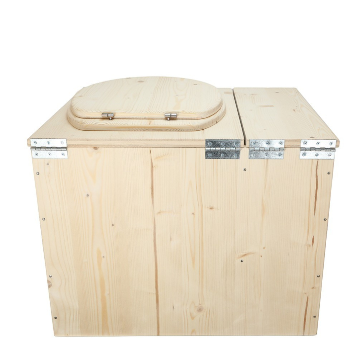  Toilette sèche avec bac à copeaux de bois intégré