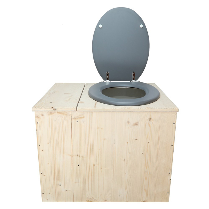  Toilette sèche rehaussée avec bac à copeaux de bois intégré
