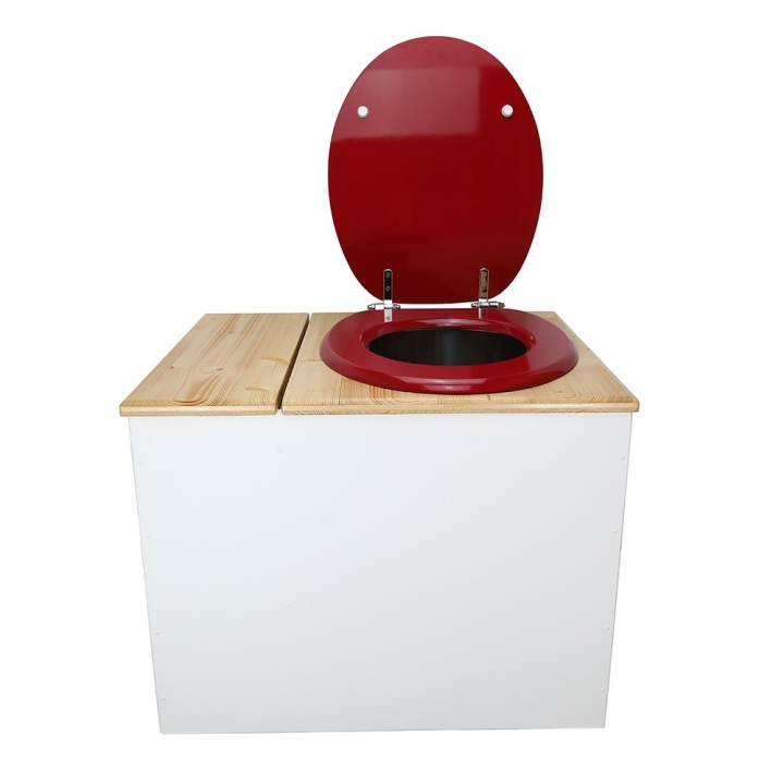  seau inox et bavette inox. Hauteur PMR 50 cm