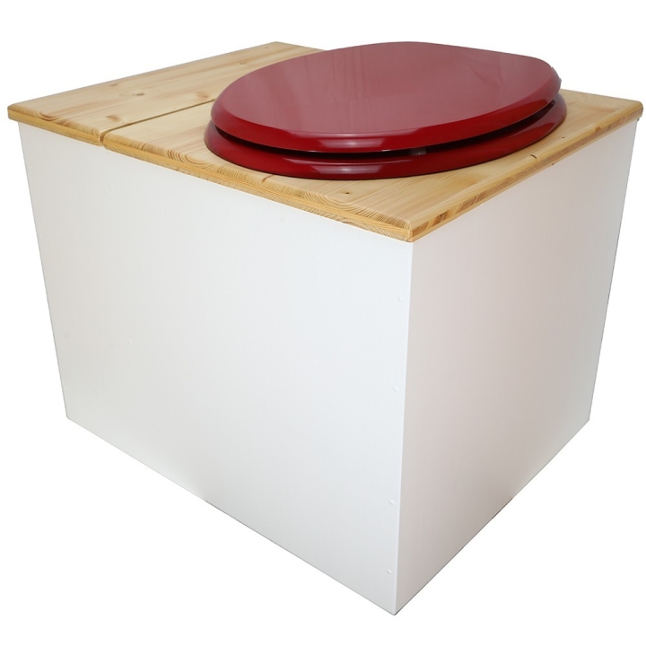  seau inox et bavette inox. Hauteur PMR 50 cm