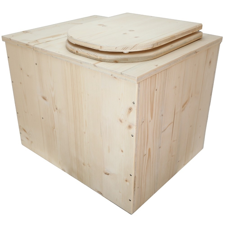  livré avec bavette inox et seau 22L plastique - abattant D