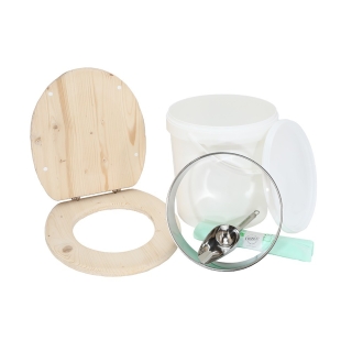 Kit fabrication toilette sèche DIY - abattant brut